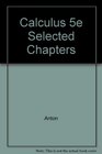 Calculus 5e Selected Chapters