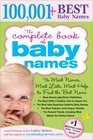 The Complete Book of Baby Names The Most Names  Most Unique Names Most IdeaGenerating Lists  and the Most Help to Find the Perfect Name