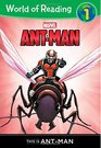 World of Reading AntMan This is AntMan Level 1