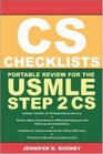 CS Checklists  Portable Review for the USMLE Step 2 CS