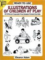 ReadytoUse Illustrations of Children at Play  95 Different CopyrightFree Designs Printed One Side
