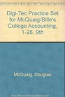 DigiTec Practice Set for McQuaig/Bille's College Accounting 126 9th