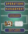 Operations Management  A Process Approach with Spreadsheets