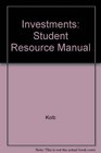 Investments Student Resource Manual