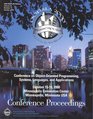 OOPSLA '00 Conference Proceedings ObjectOriented Programming Systems Lanuages and Applications