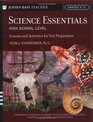 Science Essentials High School Level Lessons and Activities for Test Preparation