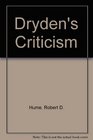 Dryden's Criticism