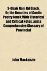 SObair Nam Bd Glach Or the Beauties of Gaelic Poetry  With Historical and Critical Notes and a Comprehensive Glossary of Provincial