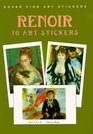 Renoir 16 Art Stickers