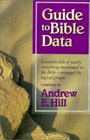Guide to Bible Data A Complete Listing of Bible Information
