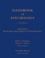 Handbook of Psychology Research Methods in Psychology