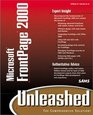 Microsoft FrontPage 2000 Unleashed w CDROM
