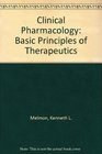 Clinical Pharmacology Basic Principles of Therapeutics