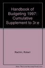 Handbook of Budgeting 1997 Cumulative Supplement
