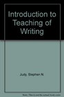 Introduction to Teaching of Writing