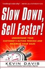 Slow Down Sell Faster Understand Your Customer's Buying Process and Maximize Your Sales