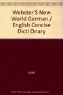 Collins Concise GermanEnglish EnglishGerman Dictionary