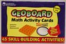 Geoboard Math Activity Cards