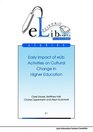 Early Impact of ELIB Activities on Cultural Change in Higher Education  Programme Supporting Studies