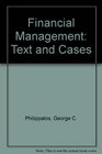 Financial Management Text and Cases