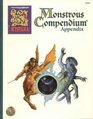 Mystara Monstrous Compendium Appendix