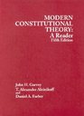 Modern Constitutional Theory A Reader