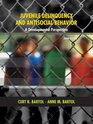 Juvenile Delinquency and Antisocial Behavior A Developmental Perspective