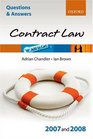 Q and A Law of Contract 2007  2008