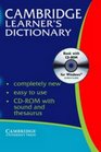 Cambridge Learner's Dictionary with CDROM