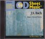 CD Sheet Music BachMajor Choral Works
