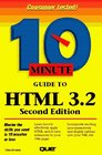 10 Minute Guide to HTML 32