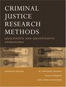 Criminal Justice Research Methods