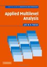Applied Multilevel Analysis A Practical Guide for Medical Researchers