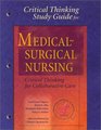 Study Guide to accompany MedicalSurgical Nursing