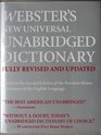 Webster's New Universal Unabridged Dictionary Fully Revised and Updated