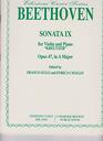 Sonata IX Op 47 in A Major