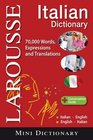 Larousse Mini Dictionary  ItalianEnglish / EnglishItalian