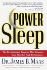 Power Sleep The Revolutionary Program that Prepares Your Mind for Peak Performance