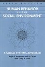 Human Behavior in the Social Environment A Social Systems Approach