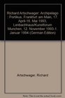 Richard Artschwager Archipelago  Portikus Frankfurt am Main 17 April16 Mai 1993 Lenbachhaus/Kunstforum Munchen 12 November 19931 Januar 1994
