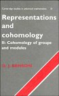 Representations and Cohomology Volume 2 Cohomology of Groups and Modules