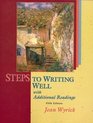 Steps to Writing Well with Readings