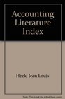 Accounting Literature Index