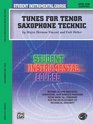 Student Instrumental Course Tunes for Tenor Saxophone Technic