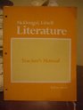 Mcdougal Littell Literature Teacher's Manual Yellow Level