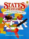 States Puzzlers 135 Puzzles for Learning State Facts Grades 46 Teacher Resource