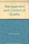Management and Control of Quality