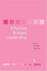 Becoming an Effective Subject Leader