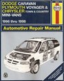Haynes Repair Manual Dodge Caravan Plymouth Voyager Chrysler Town  Country Automotive Repair Manual 19961998