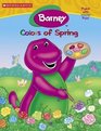 Barney's Colors of Spring Paint With Water Color Activity Book
